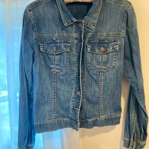Women’s KUT jean jacket.  Hardly worn — Like new!